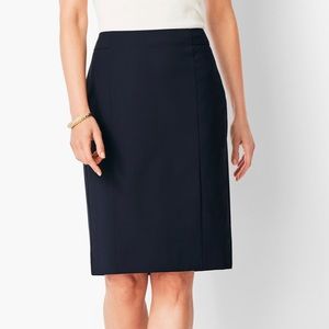 Talbots Black Wool Pencils Skirt